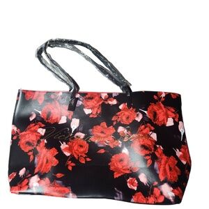 Victoria's Secret Floral Print Dual Handles Bag One Size